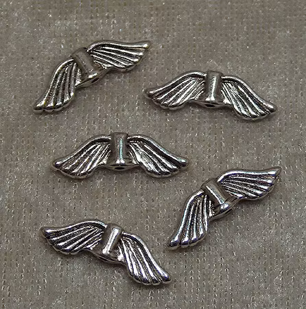 Änglavingar, antiksilver