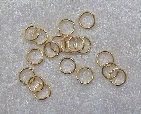 Bindringar, Guld, 5x0,7 mm