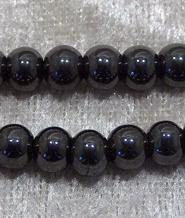 Hematit rund 6 mm