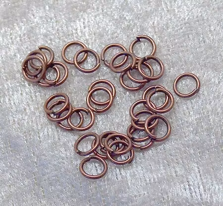 Bindringar, Röd brons, 5x0,7 mm