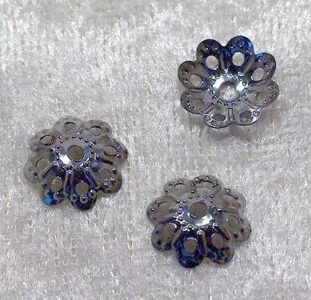Pärlhatt, Svart, 10 mm