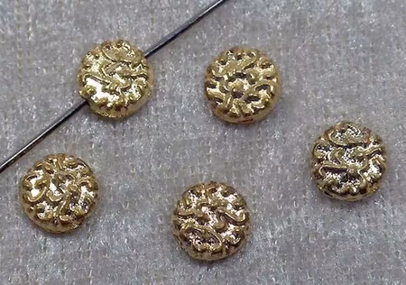 Mellandel mönstrad coin, guld