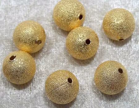 Stardustpärla, 12 mm, guld