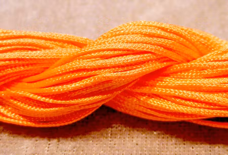 Satintråd, orange