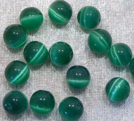 Cats Eye, 8 mm, Grön