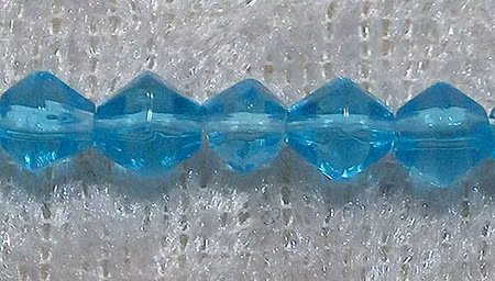 Bicone, Turkos, 4 mm