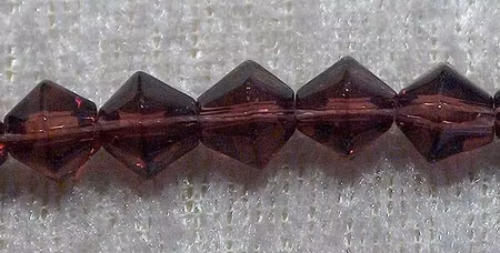 Bicone, Plommon. 6 mm