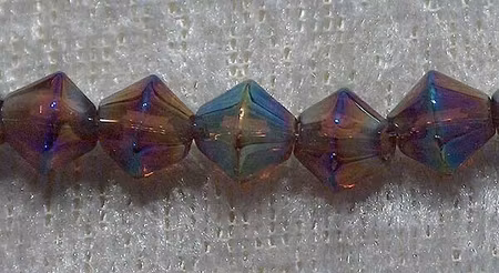 Bicone, Brun AB, 6 mm