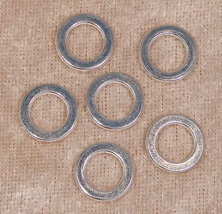 Donut, ljus silver