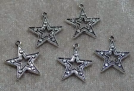 Stjärnberlock, antiksilver