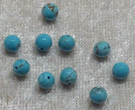 Äkta turkoser, 4 mm