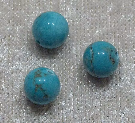 Äkta turkoser, 8 mm