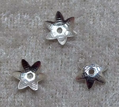 Pärlhatt, silver, 8 mm