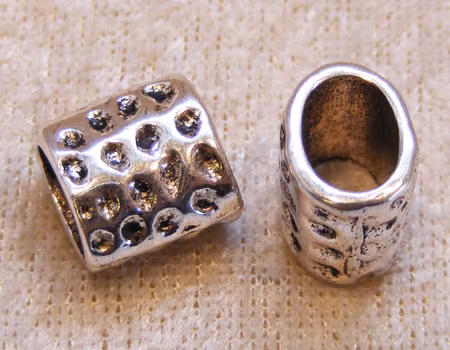 Mellandel/slider, antiksilver