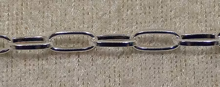 Kedja, ljus silver