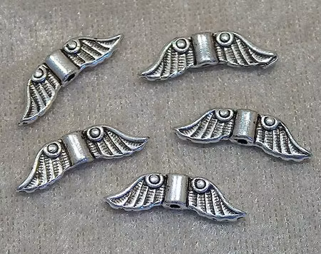 Änglavingar, antiksilver