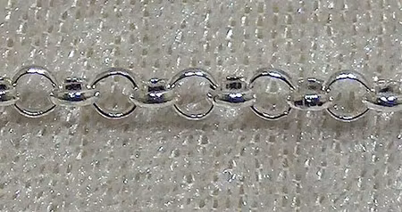 Ärtlänk, silver, 3,5 mm