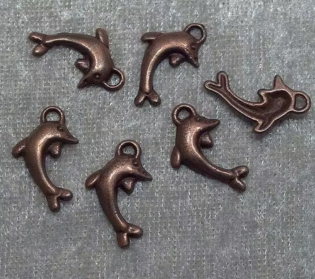 Berlock, Delfin, Röd brons