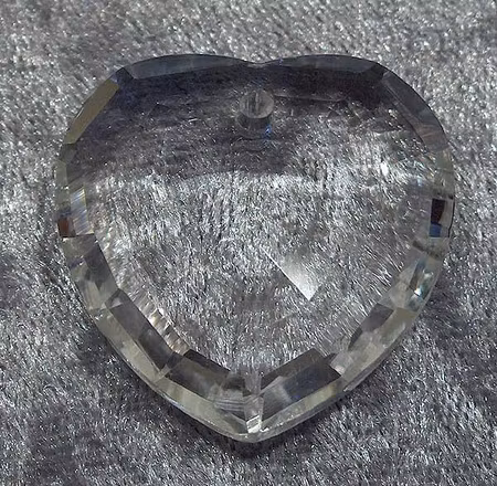 Hjärta, Handfacetterad kristall
