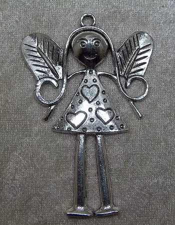 Mycket stor älva, antiksilver