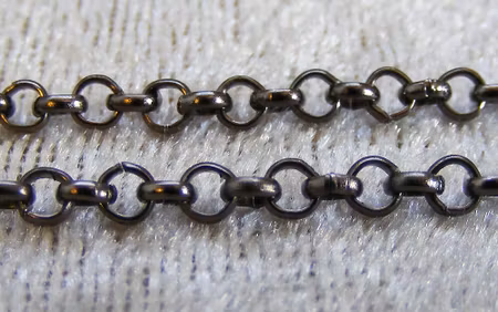 Ärtlänk, svart, 3,2 x 3,2 mm
