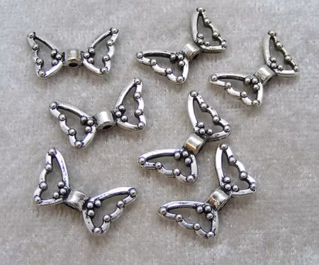 Änglavinge, siluett, antiksilver