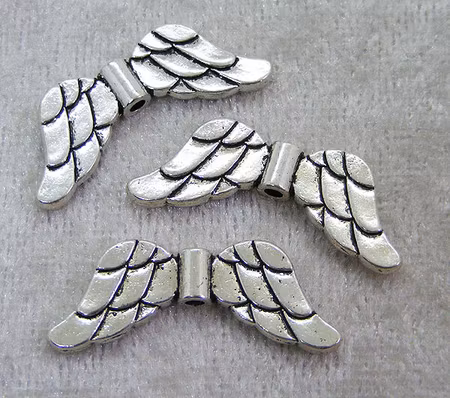 Änglavingar, antiksilver