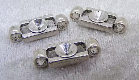 Connector/Länk/Slider, antiksilver
