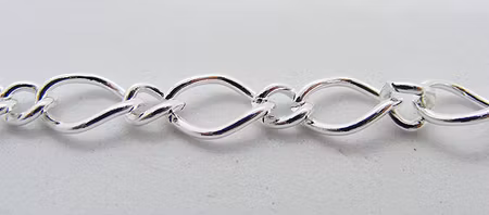 Mor & Son-kedja, ljus silver