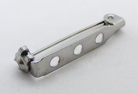 Broschnål, rostfritt stål, 27 mm