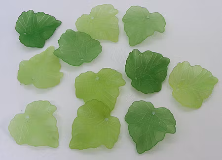Blad av akryl, grön mix