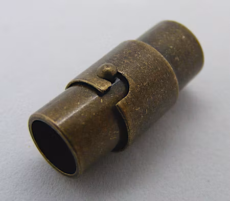 Fäste/Lås för 5 mm rem, antikbrons