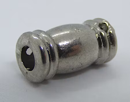 Fäste/Magnetlås, Tunna , Antiksilver, för 3-4 mm remmar