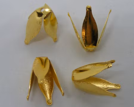Pärlhatt, guld, 4-uddig, 2:a sortering