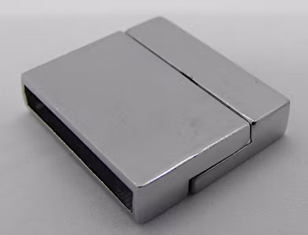 Fäste/lås i bred modell, platina