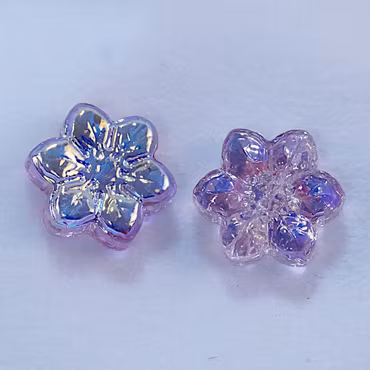 Glasblomma, ljus ametist