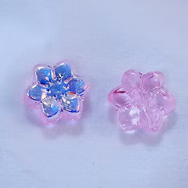 Glasblomma, rosa