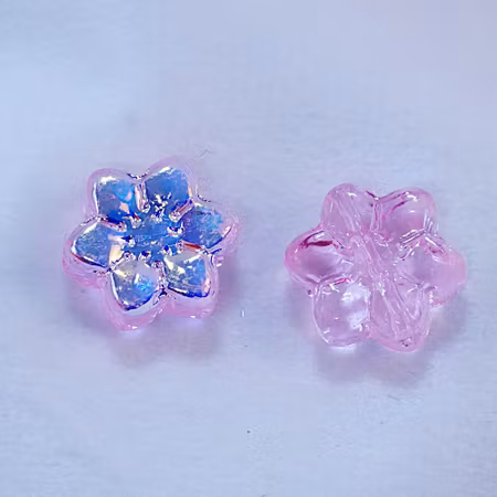 Glasblomma, rosa