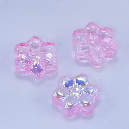 Glasblomma, rosa