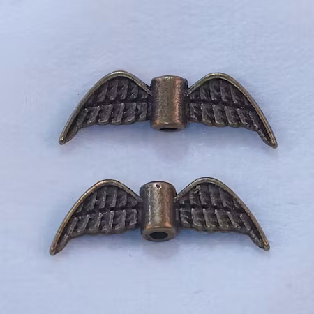 Änglavingar, antikbrons