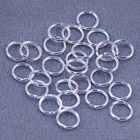 Bindringar, rostfritt stål, ljus silver
