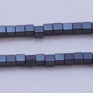 Hematitkub, matt, 2x2x2 mm