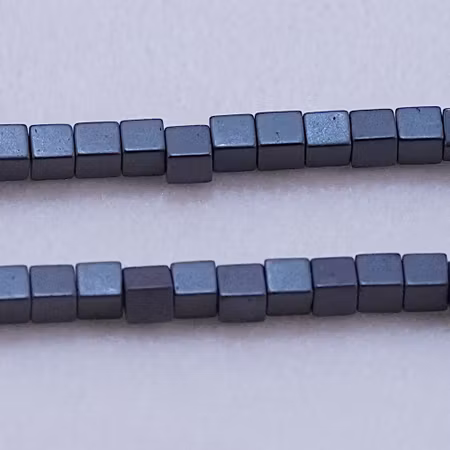 Hematitkub, matt, 2x2x2 mm