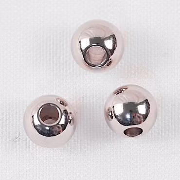 Stålpärla, rund, rostfritt stål, 6 mm