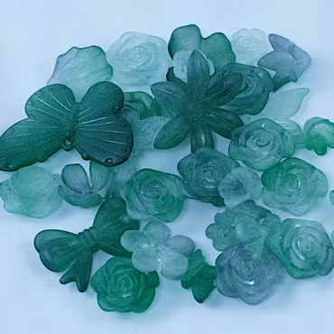 Akrylmix, gröna nyanser