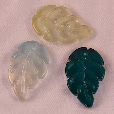 Glaslöv, transparent/färgade