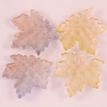Glaslöv, sorterade färger