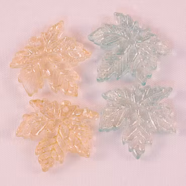 Glaslöv, sorterade färger