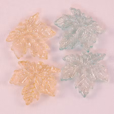 Glaslöv, sorterade färger