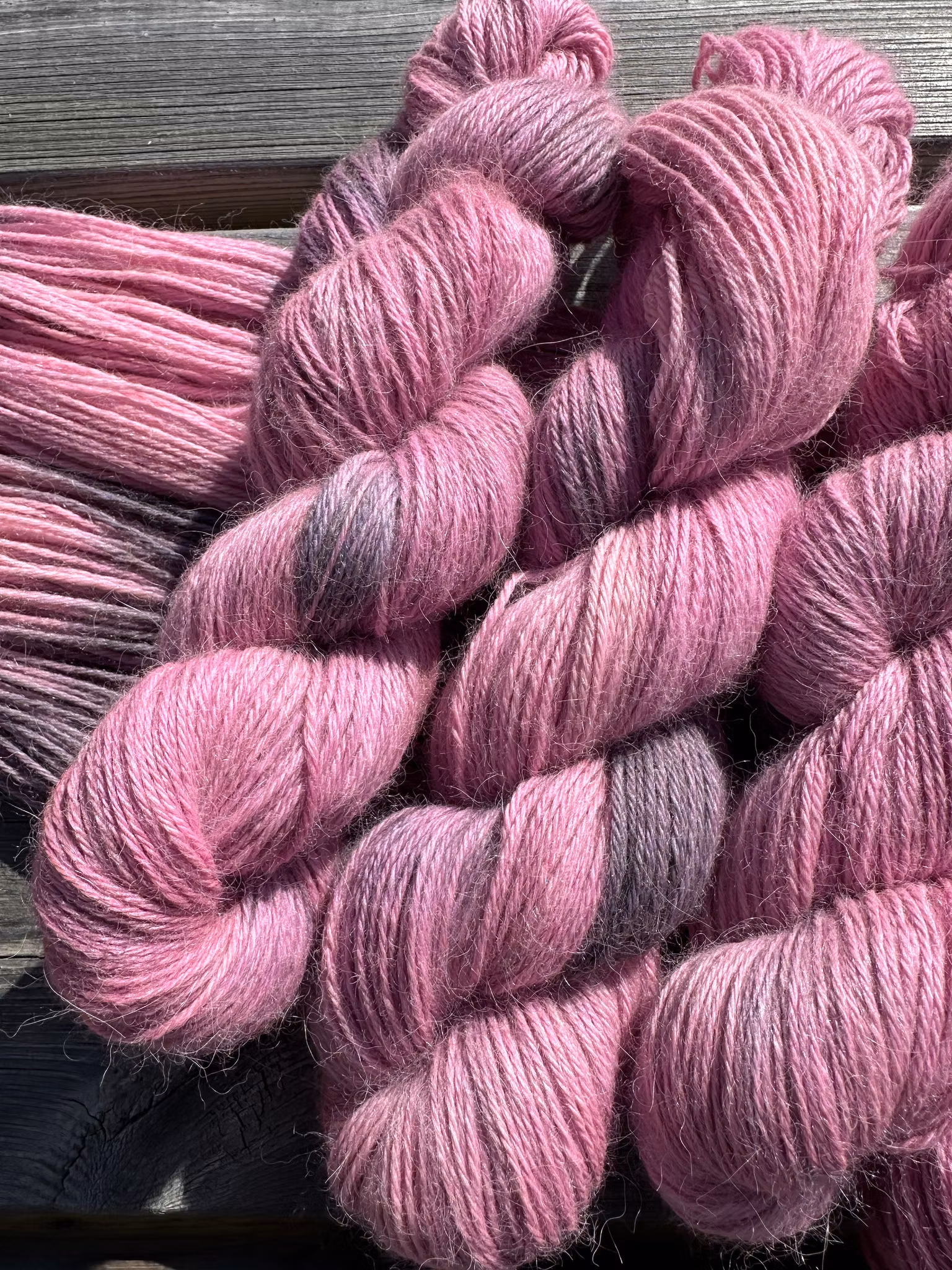 ROSA ELEFANT - 100 gram - 100% Alpakka